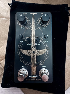 Lichtlaerm Audio Aesahaettr Modern Metal Boost pedal like new