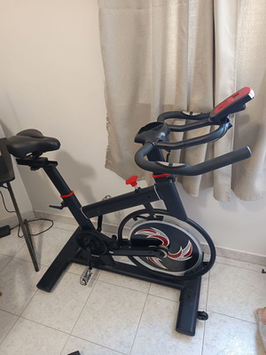 Spinning bike used for fitness