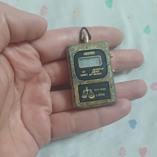 Ventex Vintage Digital Pendant Watch Libra Zodiac 70s/80s