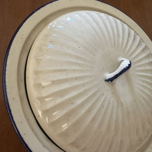 Vintage ceramic casserole made in Portugal Geramigres new