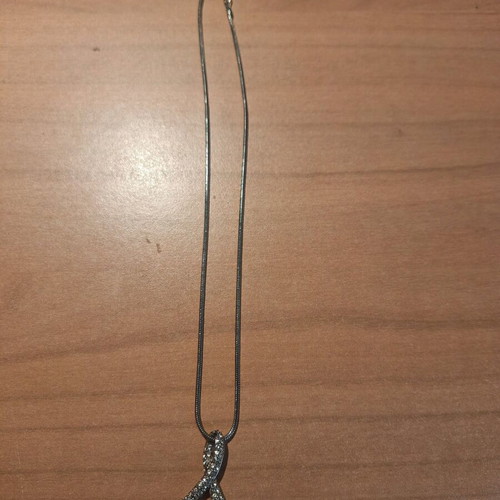 Oliver Weber Ribbon pendant like new, silver