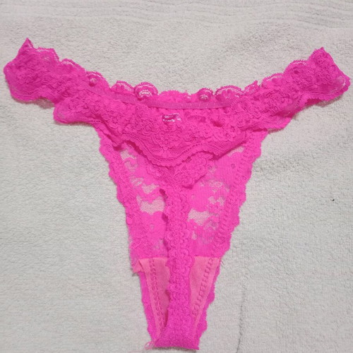 String fuchsia lace Shein new s/m