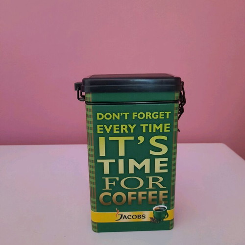 Collectible metal Jacobs coffee tin new