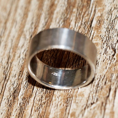 Sterling silver 925 rings new, pack of 8, matte finish