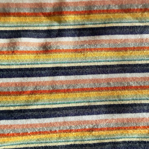 Men's Multicolor Striped T-Shirt Vintage Retro Style