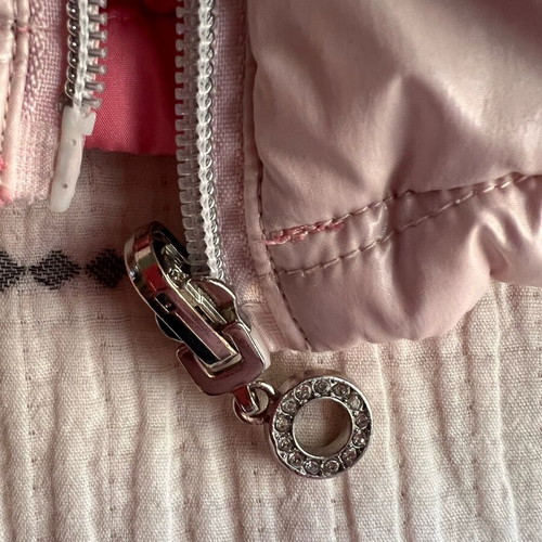 Alouette girls' sleeveless jacket used, double face, ages 4-6, pink