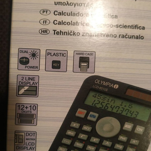 Olympia LCD 8510S scientific calculator new