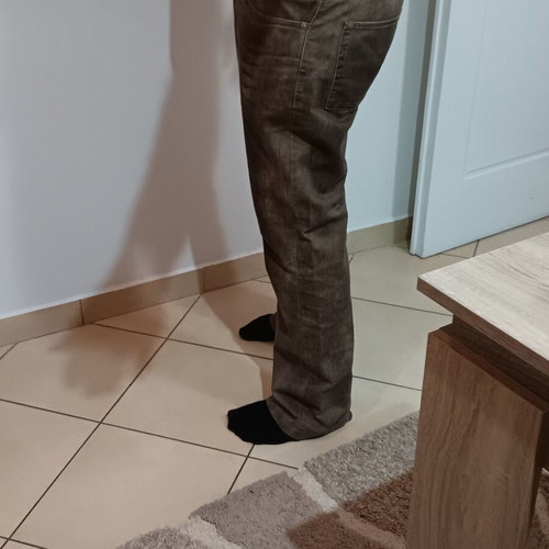Men's brown denim pants size L like new