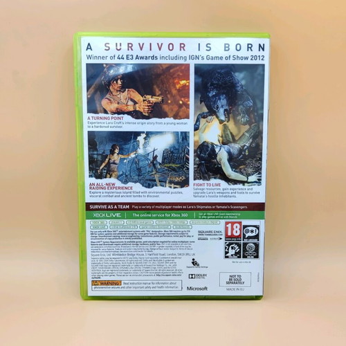 Tomb Raider Xbox 360 used, in excellent condition