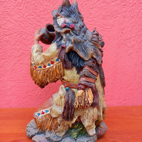 Vintage Apache resin figure