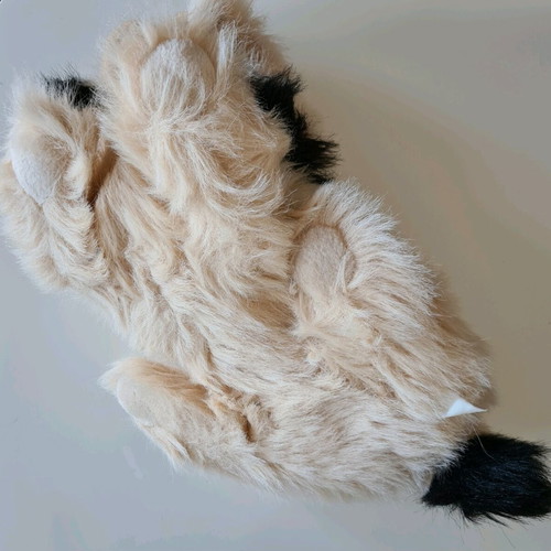 Stuffed dog used in good condition with missing nose