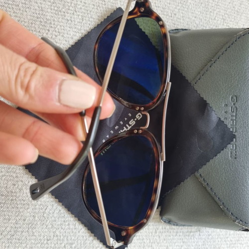 G-Star Raw aviator sunglasses like new with brown acetate frame