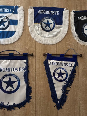 Atromitos five captain pennants from matches