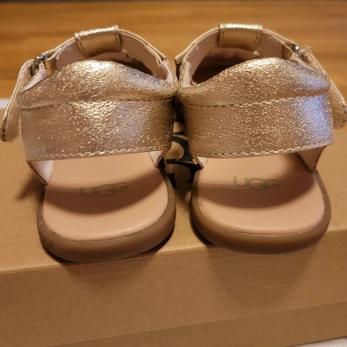 Ugg Kids Sandals like new, gold color