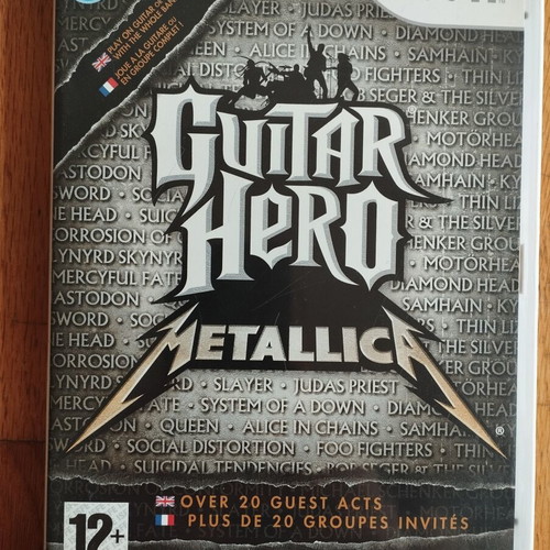 Wii Guitar Hero Metallica игра употребявана, пълна