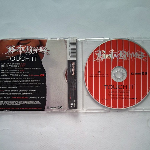 Busta Rhymes Touch It CD single used, hip-hop