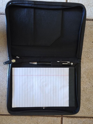 Boeing leather notebook like new