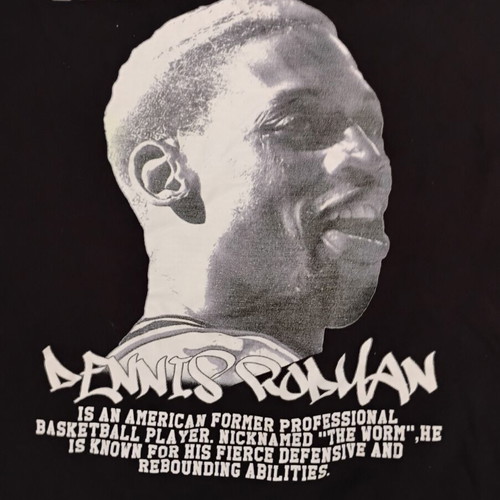 T shirt Dennis Rodman collectible used, large