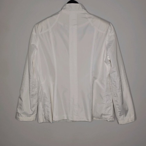 Zara Basic women's white windbreaker jacket like new, size L