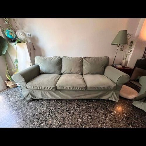 EKTORP IKEA sofa set, three-seater and two-seater