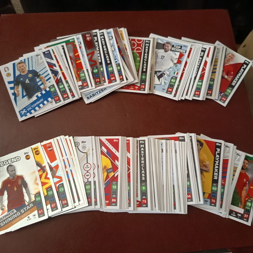 Uefa 2024 football cards new, 153 cards with top scorer and legend categories