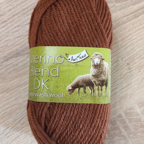 Merino knitting yarn 50g 100% processed wool, 104 meters new