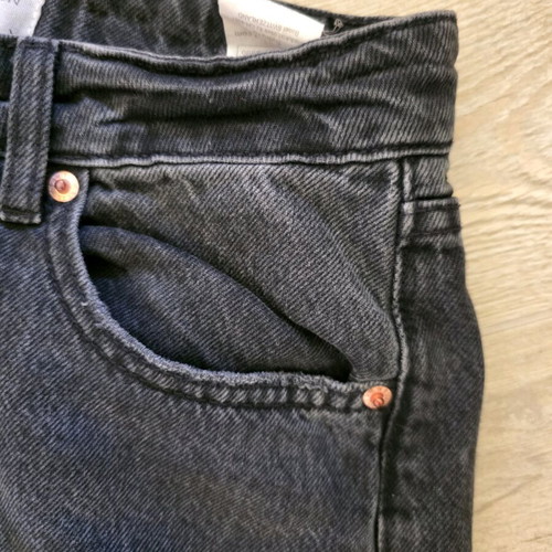 Tally Weijl black low rise slim fit jeans used, size 34