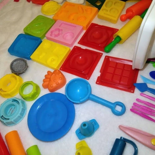 Play-Doh set used, with non-working figure included
