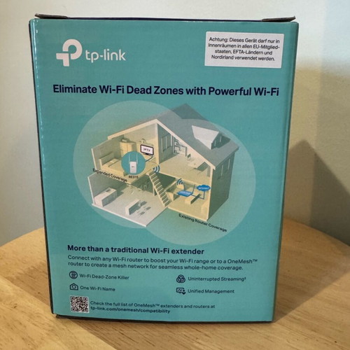 Tp-link AC1200 Wi-Fi Extender model RE315 like new