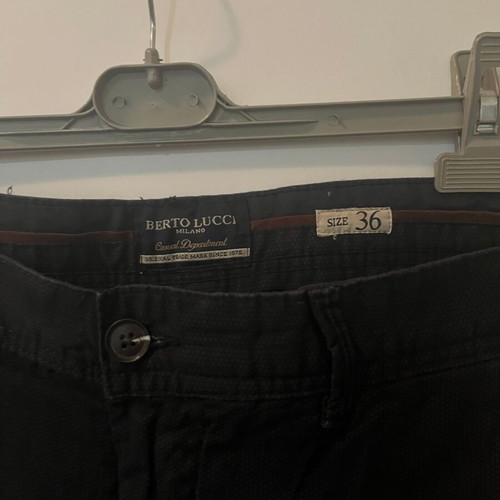Berto Lucci pants No 36 dark blue like new