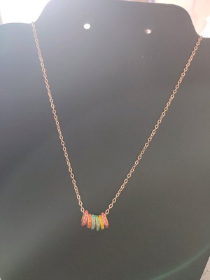 Necklace new, gold-colored