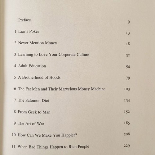 Liar's Poker book by Michael Lewis like new