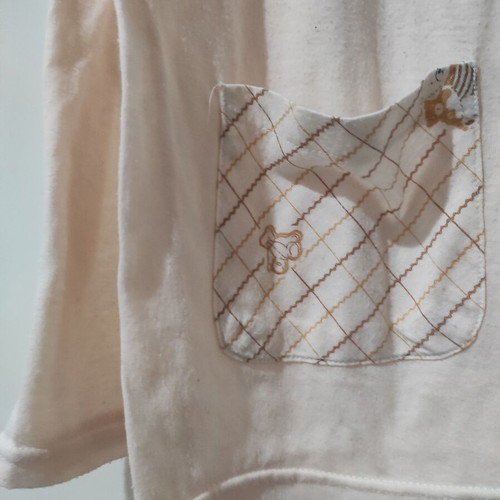 Buona Fortuna pajama top M, like new, beige