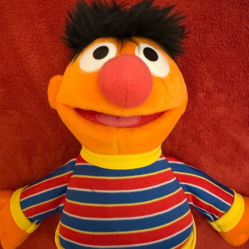 Ernie plush from Sesame Street like new, 34cm