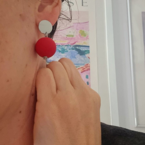 Earrings for day and night like new