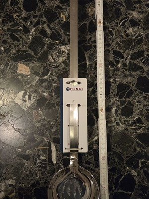Επαγγελματική κουτάλα σούπας Hendi καινούργια από ανοξείδωτο ατσάλι 40 εκ.