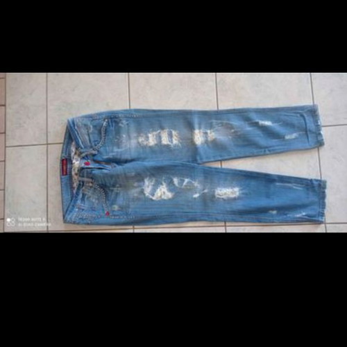 Rossodisera denim pants used, size L / 40 / 12