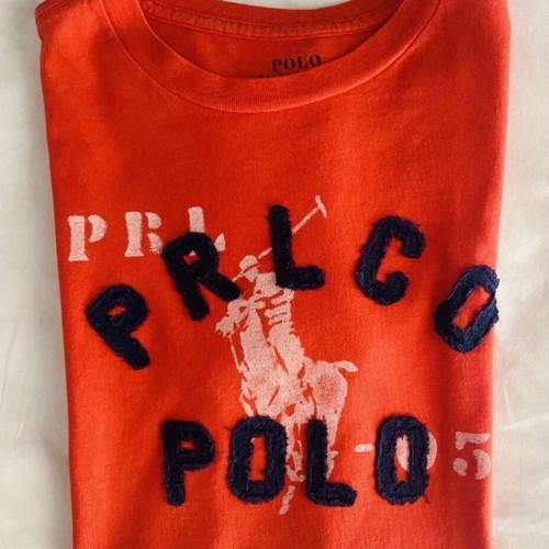 Polo Ralph Lauren kids shirt like new, size Small, red-orange