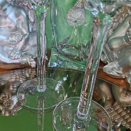 Pair of new elegant collector's candlesticks Austria