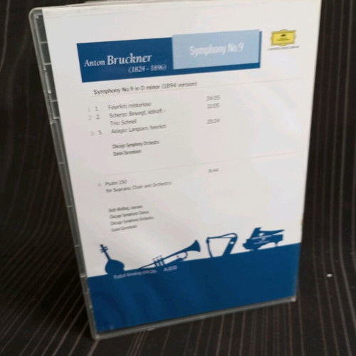 Anton Bruckner Symphony No. 9 CD like new, classical