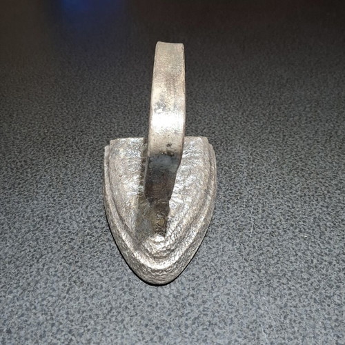 Cast Iron Sad Iron vintage decorative, used