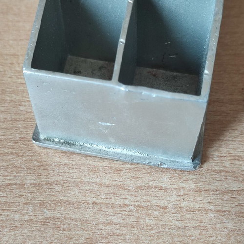 Royal Selangor Pewter pencil holder with Art Nouveau floral design