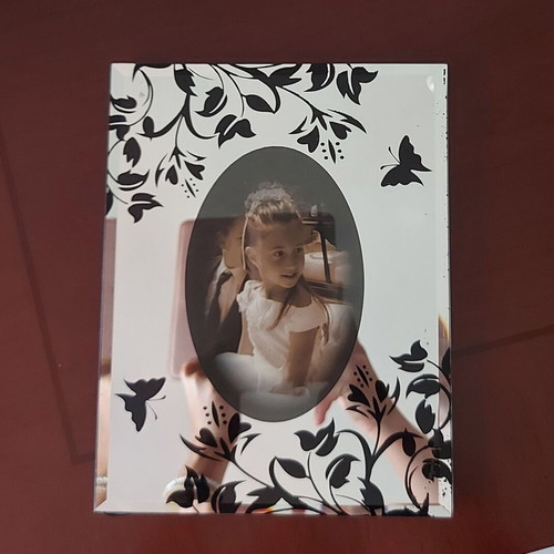 Photo frames used, pack of 2 modern with glass and mirror