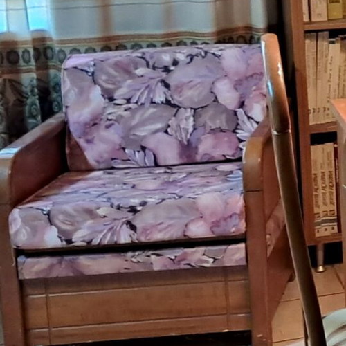 Armchairs used, set of two with storage space