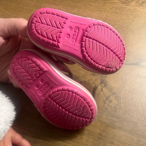 Πέδιλα Crocs παιδικά ροζ φούξια Νο 5 σαν καινούργια