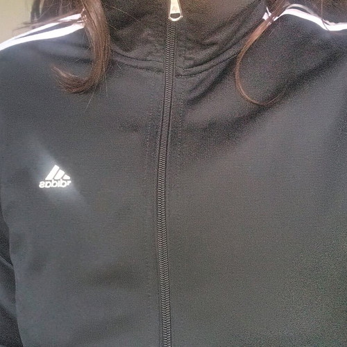 Adidas jacket black like new, size S
