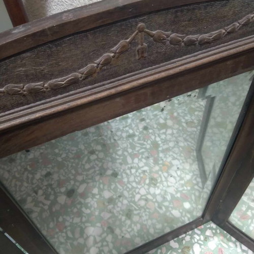 Triptych mirror used, wooden, 1915-1925