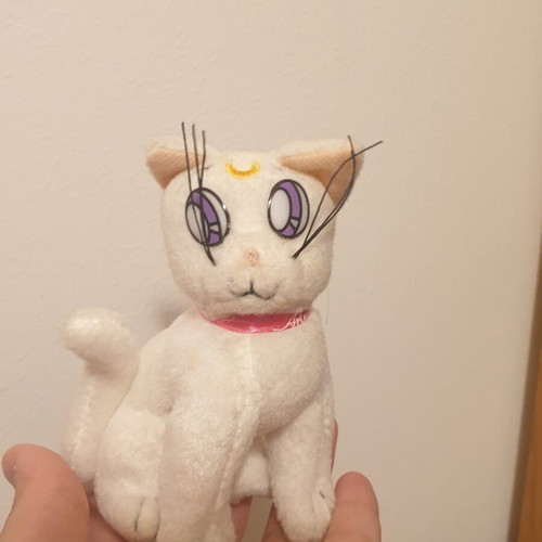 Sailor Moon Artemis Cat plush used