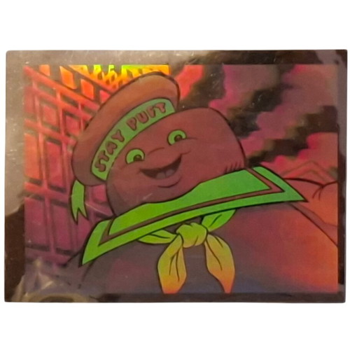 Vintage Panini The Real Ghostbusters Holo Prism Sticker new, collectible