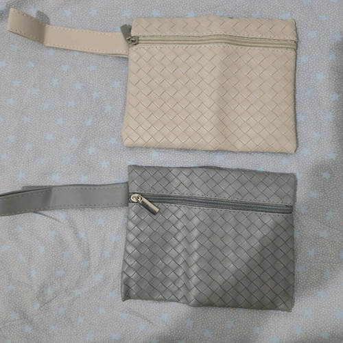 Handbags like new, gray and beige, set of two pieces